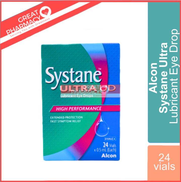 Alcon Systane Ultra Lubricant Eye Drop 0 5ml X 24 Vials Exp 10 2024