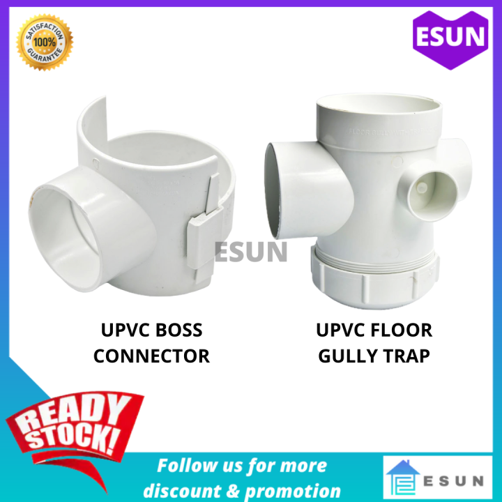 Upvc Boss Connector Floor Gully Trap Pipe Fitting Connectors Water Pipe