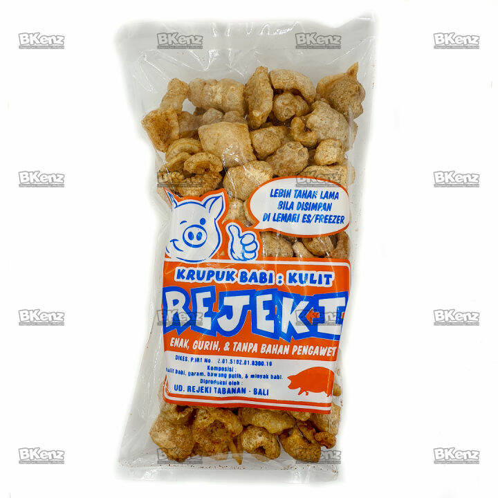 Kerupuk Rambak Babi Krupuk Kulit Rejeki Bali Gr Free Bubble Wrap