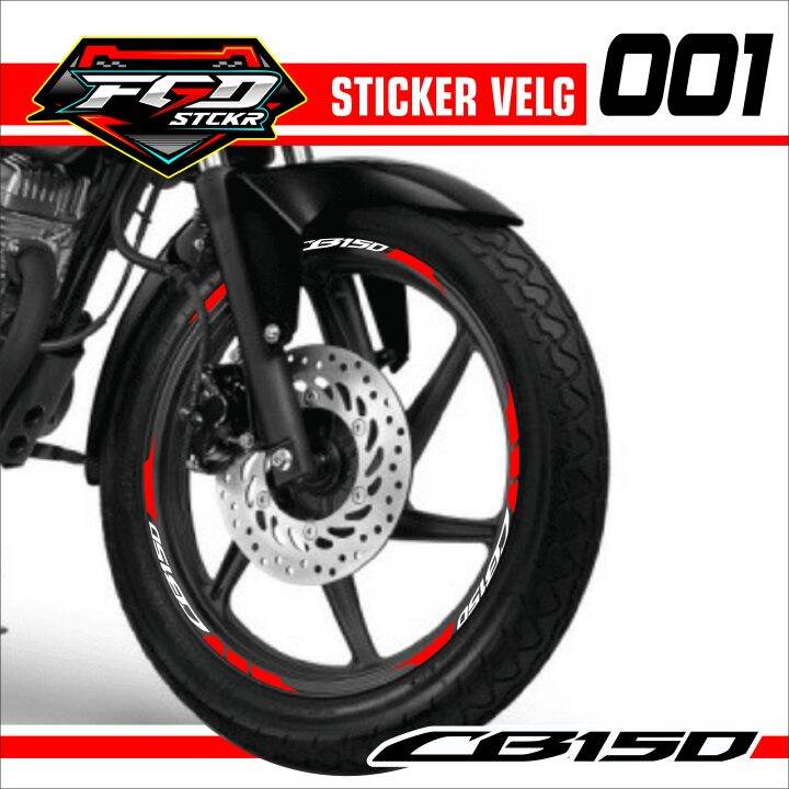 Cutting Sticker Lis Velg Honda CB Verza CB150R Facelift Variasi