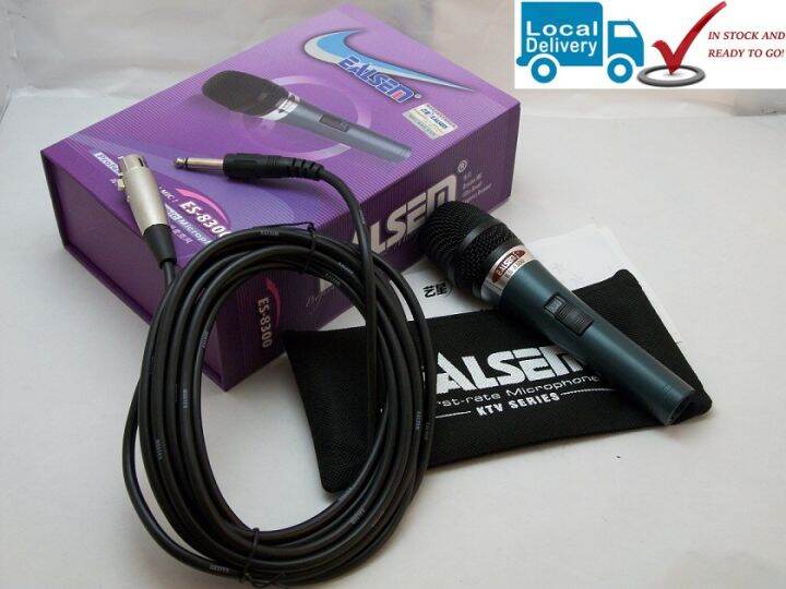 Ealsem Dynamic Wired Handheld Microphone Lazada