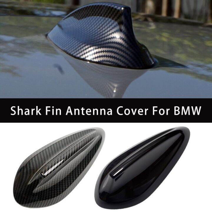 Carbon Fiber Style Car Shark Fin Antenna Cover For Bmw Bmw E E F