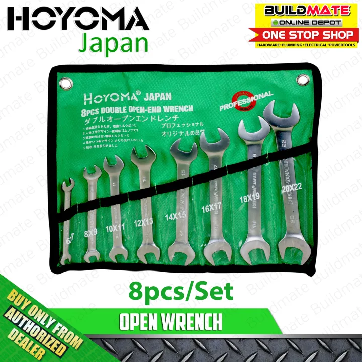 Hoyoma Japan Matte Double Open End Wrench Pcs Set Flare Nut Wrench