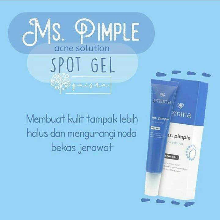 EMINA Facial Wash Ms Pimple Acne Solution Sabun Ccui Muka Perawatan