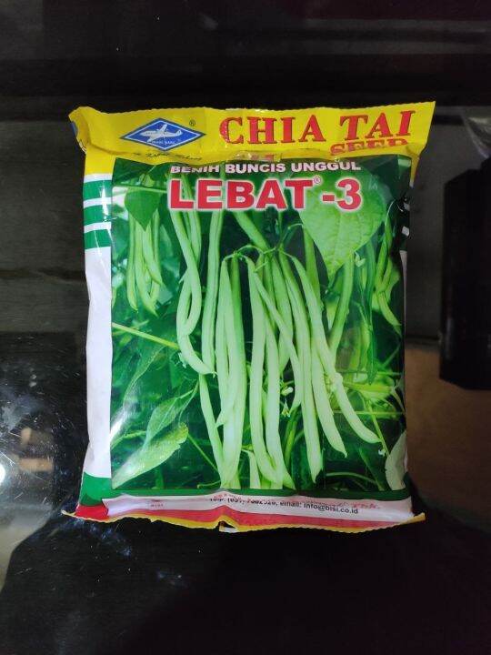 Benih Buncis Super LEBAT 3 500gram Cap Kapal Terbang CHIA T4I SEED