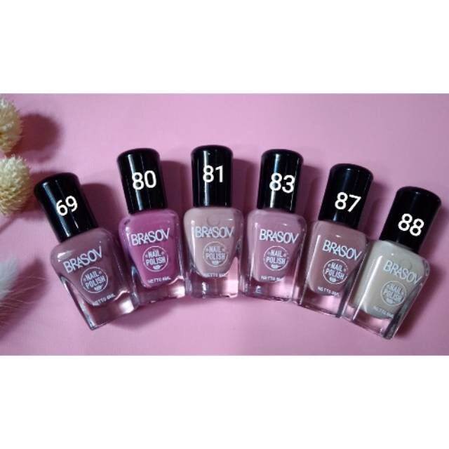 Brasov Nail Polish Kutek Kuku Nude Series Bpom Lazada Indonesia