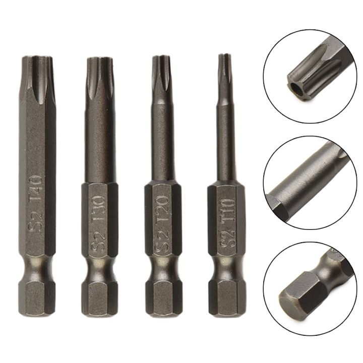 Heavy Duty Long Screwdriver Bit Set Pcs Magnetic Torx Bits For All