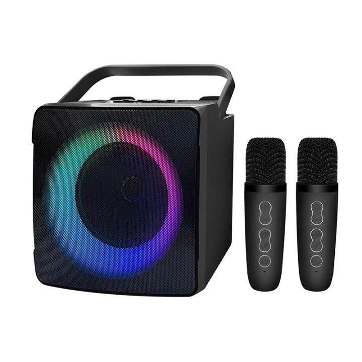 Portable Karaoke Bluetooth Wireless Speaker With Microphone Lazada Ph