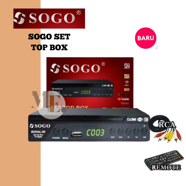 Sogo Stb Set Top Box Dvb T Tv Siaran Digital Receiver Stb