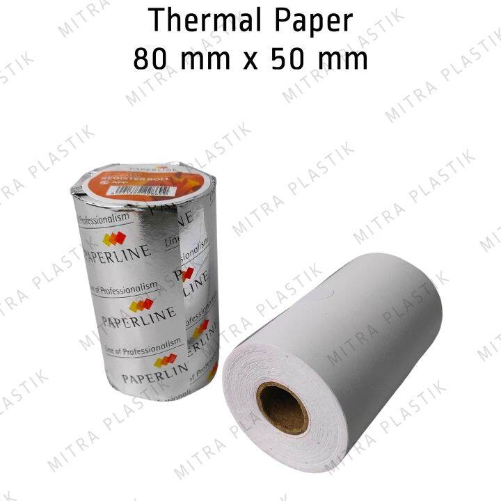 Kertas Struk Thermal Paper Roll 80x50 Kasir EDC Termal Mini Printer