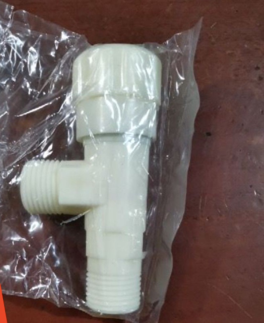 Per Pcs Heavy Duty Pvc White Angle Valve X Lazada Ph