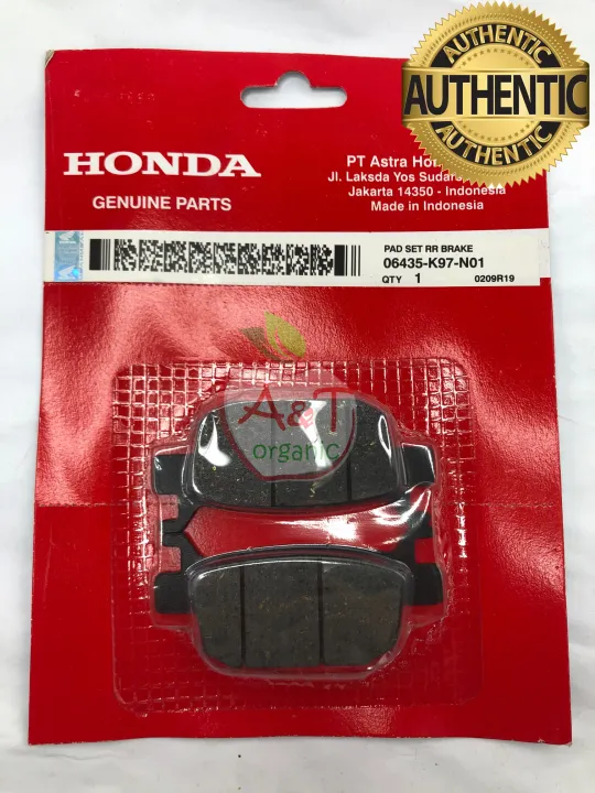 Geniune Orig Honda Brake Pad K N For Adv Pcx Abs