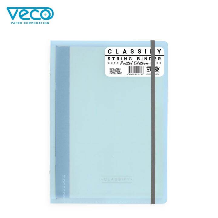 Veco Classify String Binder Pastel Edition D Pc Lazada Ph