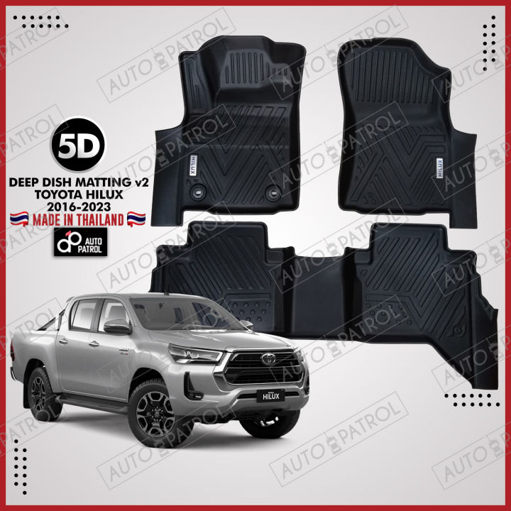 Toyota Hilux Revo Or Conquest D V Deep Dish Matting Made