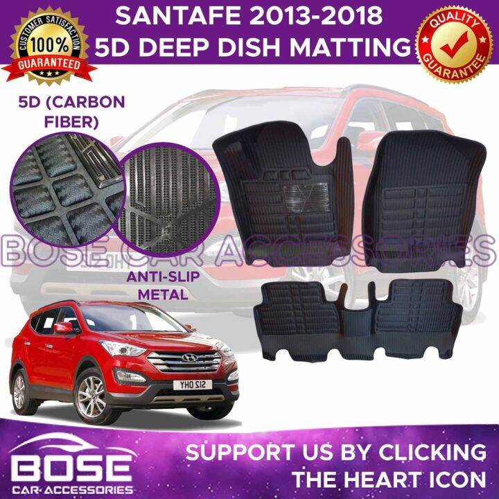 D Deep Dish For Hyundai Santa Fe Deep Dish Car Matting