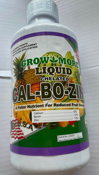 Grow More Liquid Chelate Calcium Calbozinc Calcium Boron Zinc