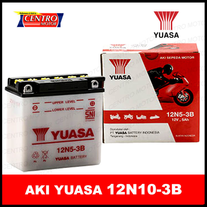 YUASA 12N10 3B 10 AMPER AKI MOTOR VESPA NEW PX 150 THUNDER 250cc