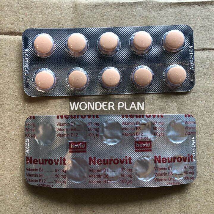 Wonder Plan Hovid Neurovit Film Coated Tablet 10s Vitamin B1 B6