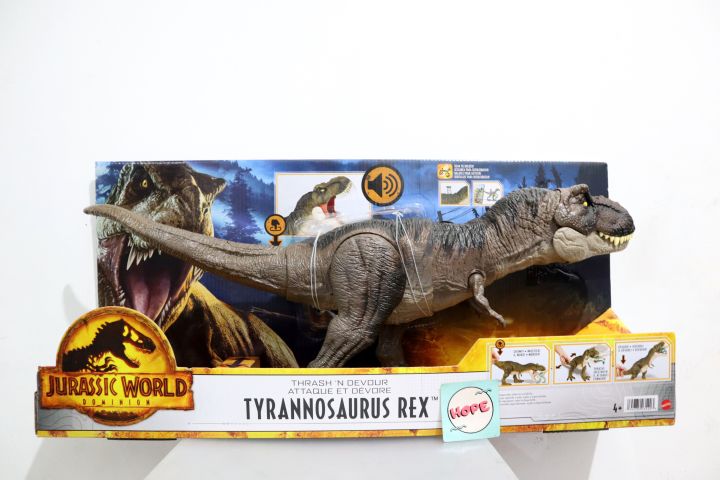 Jurassic World Dominion Thrash N Devour Tyrannosaurus Rex Mattel