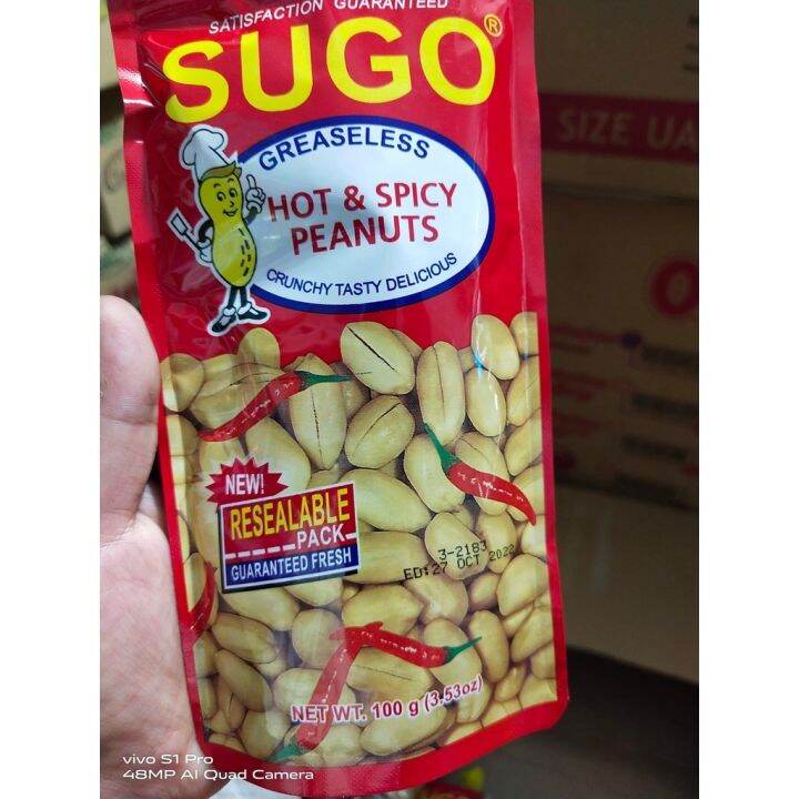 Sugo Greaseless Peanuts Hot Spicy Salted G Lazada Ph