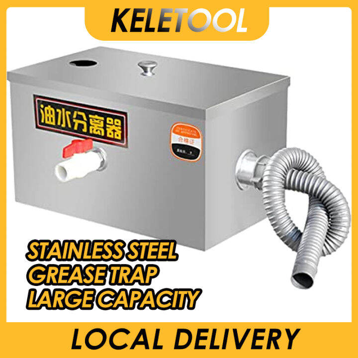 Stainless Steel Grease Trap Kitchen Oil Trap For Kitchen Trap Waste