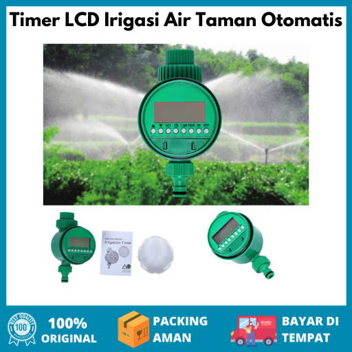 Timer Lcd Irigasi Air Taman Otomatis Alat Penyiram Siram Tanaman