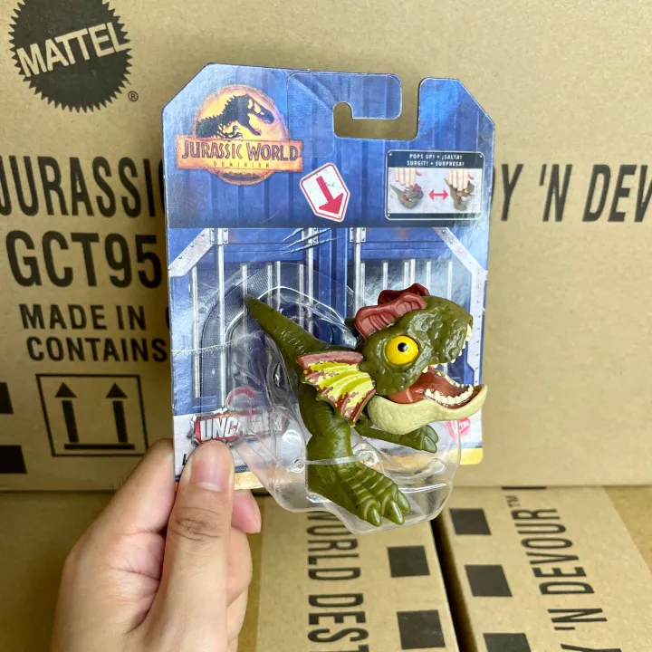 Mattel Jurassic World Snap Squad Velociraptor Indominus Rex Mosasaurus