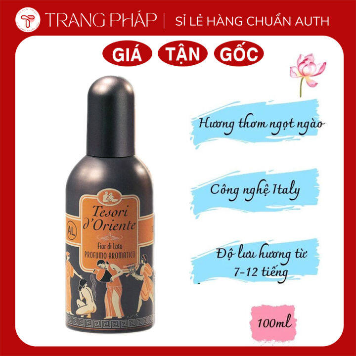 Xịt thơm body hương nước hoa Tesori D oriente Ý cao cấp hương hoa sen