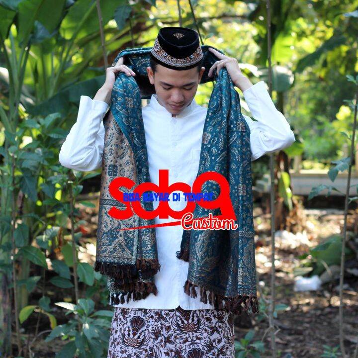 Sorban Kashmiri Shawl Panjang Habib Premium Original Almas Made In