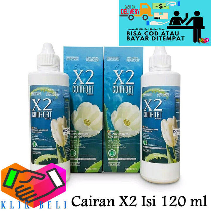 Klik Beli Cairan Softlens X Isi Ml Air X Comfort Besar Pembersih