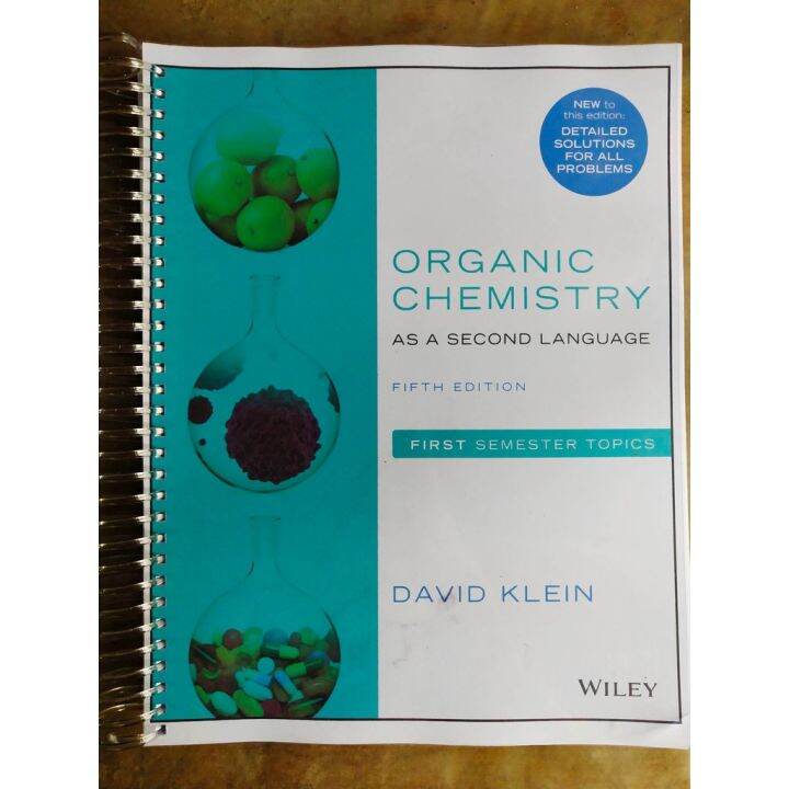 Organic Chemistry As A Second Language Th Edition First Semester