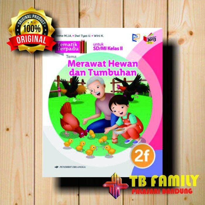 BUKU TEMATIK TERPADU SD KLS 2 JILID 2F PENERBIT ERLANGGA Lazada Indonesia