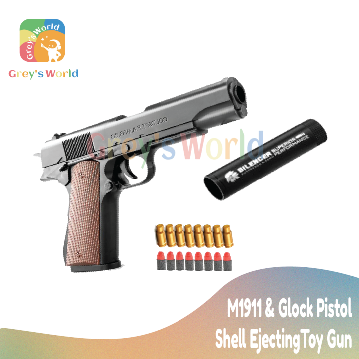 Grey S World On Hand Glock M Blaster Storm Nerf Soft Bullet Gun