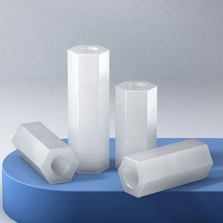 Plastic Double Pass Hexagon Pillar Hollow Nylon Column Hex Nuts Columns