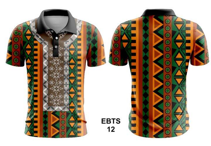 SUBLIMATED ETHNIC POLO SHIRT Lazada PH