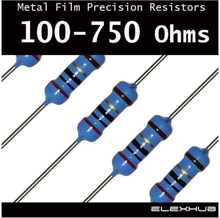 Resistor Metal Film 100 750 Ohms 1 4W 100 200 220 270 240 330 470 510