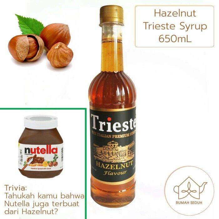 Ml Hazelnut Sirup Merk Trieste Syrup Original Lazada Indonesia