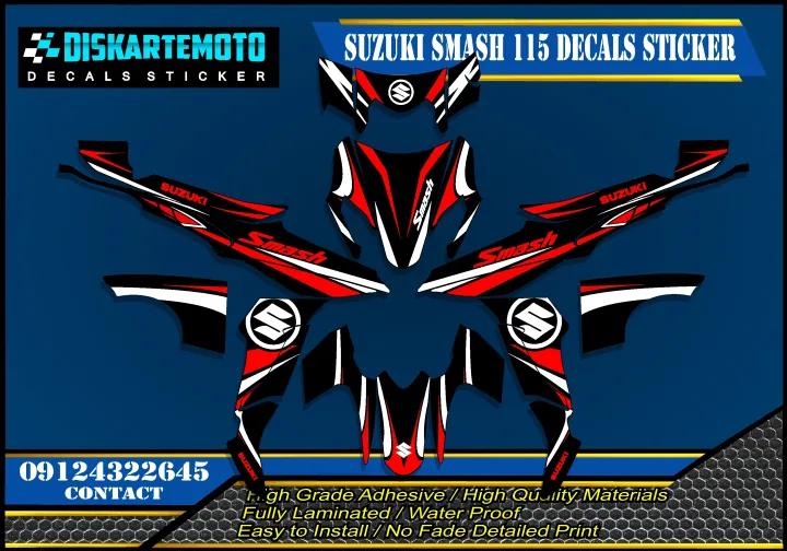 Suzuki Smash 115 Decals Sticker Lazada PH