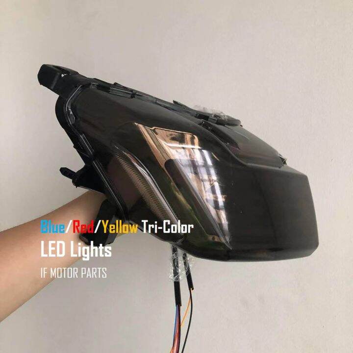 Local Delivery Tail Light Nmax Blueredyellow Tri Color Led Tail