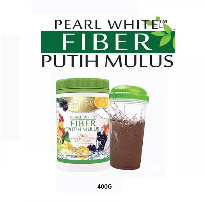 Jamu Jelita Pearl White Fiber NEW PACK 400G Lazada