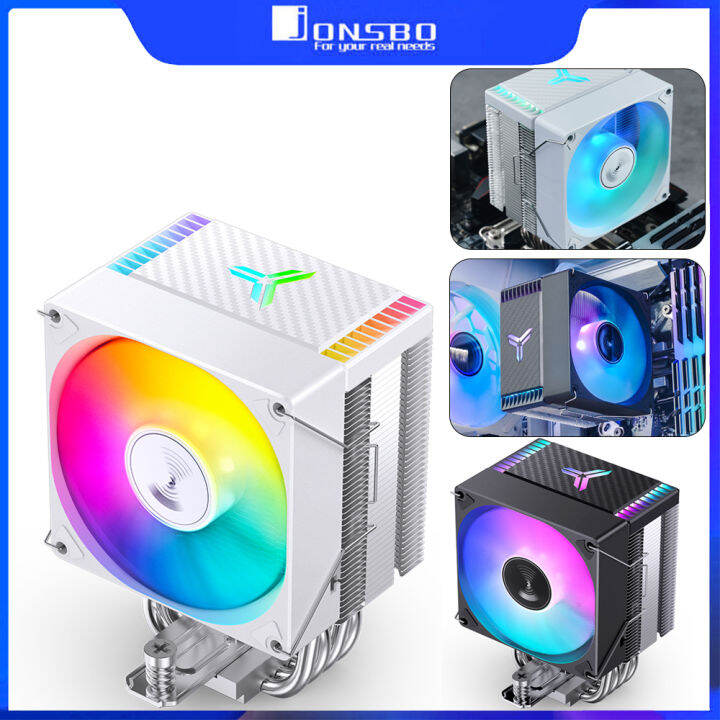 JONSBO CR 1400 ARGB 4 Heat Pipe Tower 5V 3 Pin CPU Cooler ITX Air