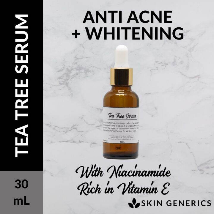 TEA TREE NIACINAMIDE Skin Generics Tea Tree Facial Serum Anti