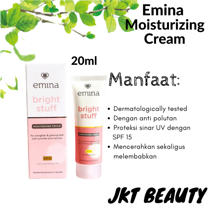 Emina Ml Bright Stuff Moisturizing Cream Ml Pelembab Wajah Muka