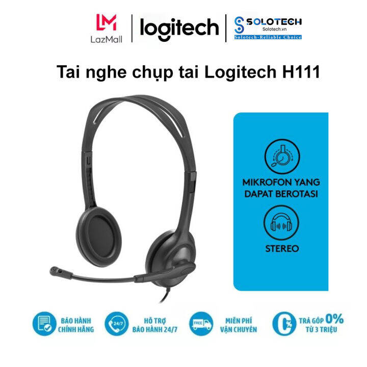 Tai Nghe Ch P Tai Logitech H Jack Mm Mic Kh Gi M Ti Ng N