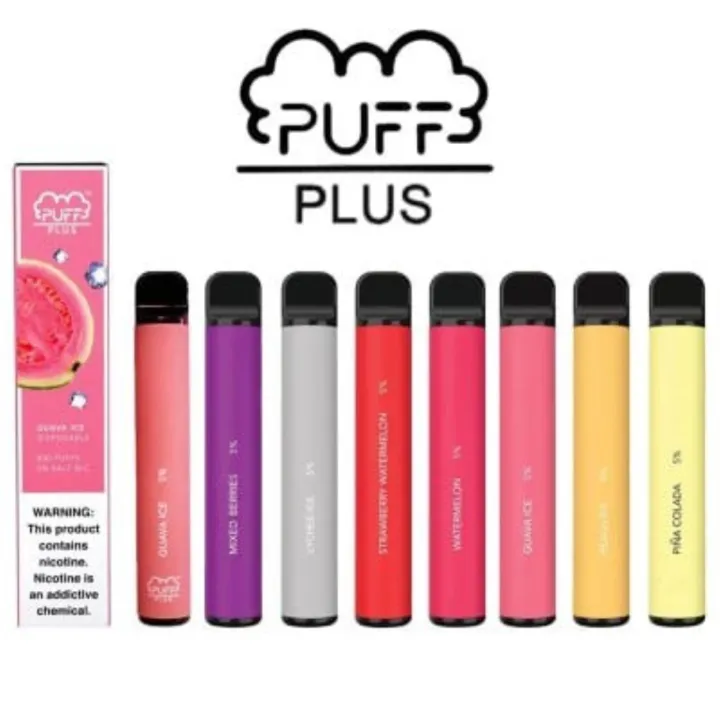 Puff Bar PLUS Disposable Pod Device 800 PUFFS 5 SALT NIC Vape Pod