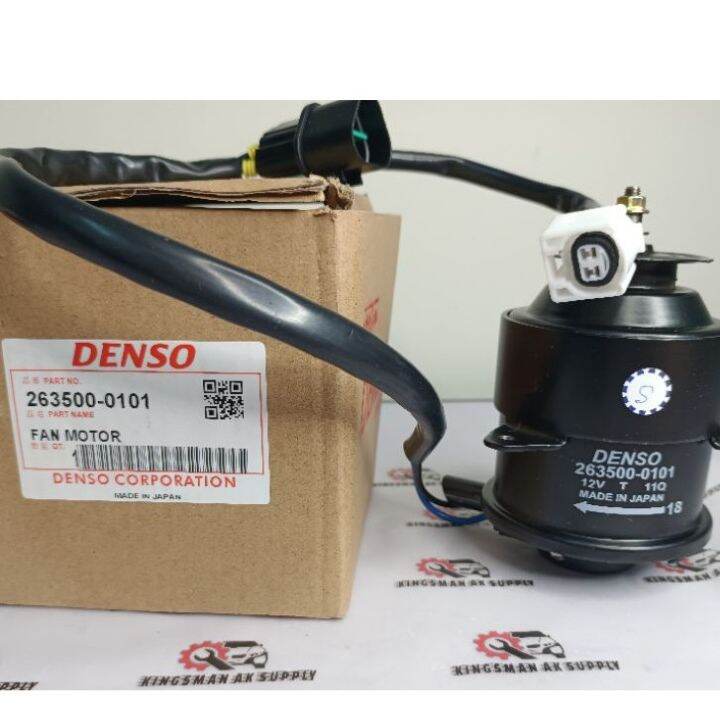 263500 0101 DENSO RADIATOR FAN MOTOR PROTON WIRA BIG Lazada