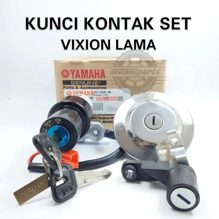 Kunci Kontak Assy Key Set Plus Jok Tutup Tangki Komplit Yamaha Vixion