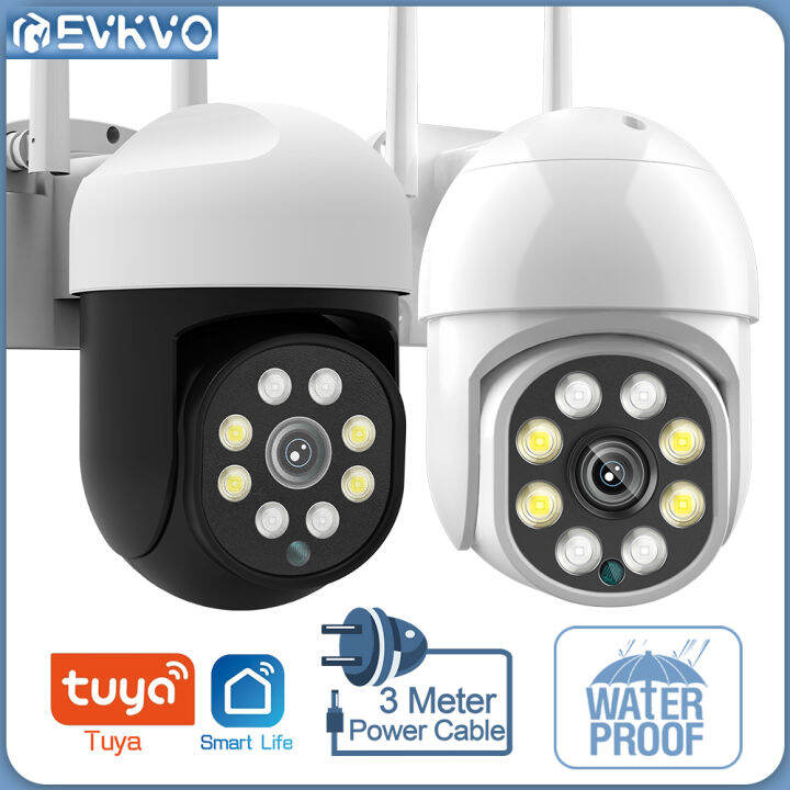 EVKVO 5MP 4G SIM Card PTZ IP Camera 5G WiFi Tuya Smart Life Waterproof