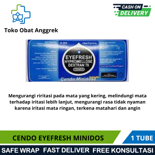 CENDO EYEFRESH MINIDOS 0 6 ML STRIP MENGURANGI IRITASI MATA YANG