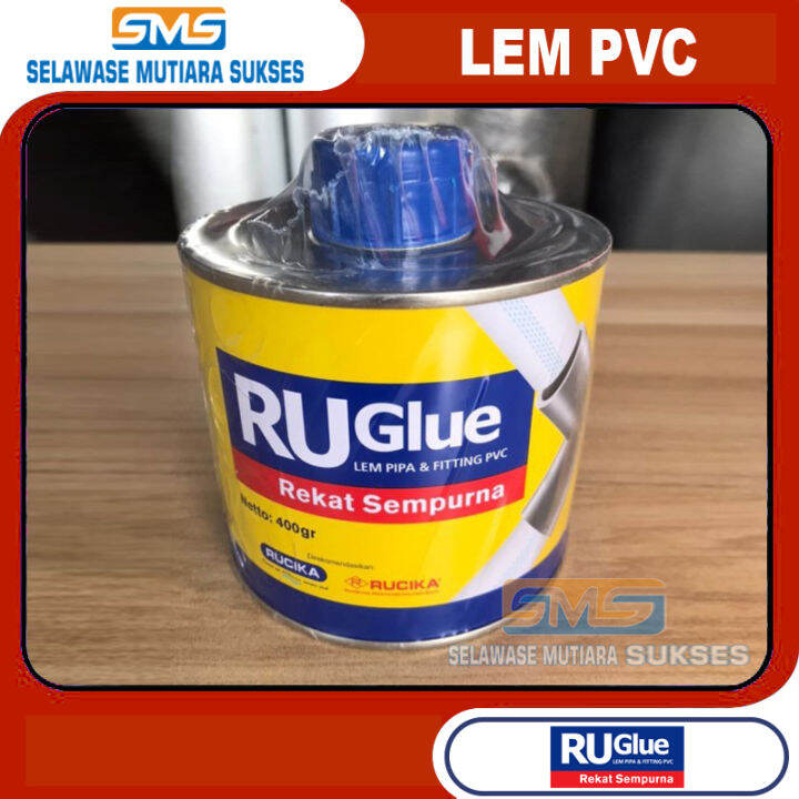 Lem Pipa PVC Kaleng RUGlue Rucika Lazada Indonesia